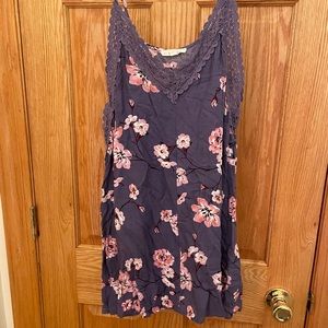 Purple Floral Summer Sundress